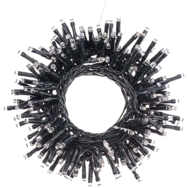 foto del prodotto luci di natale catena led per interno ed esterno addobbi natalizi 5 mm -luce multicolore 500 led - 20 m