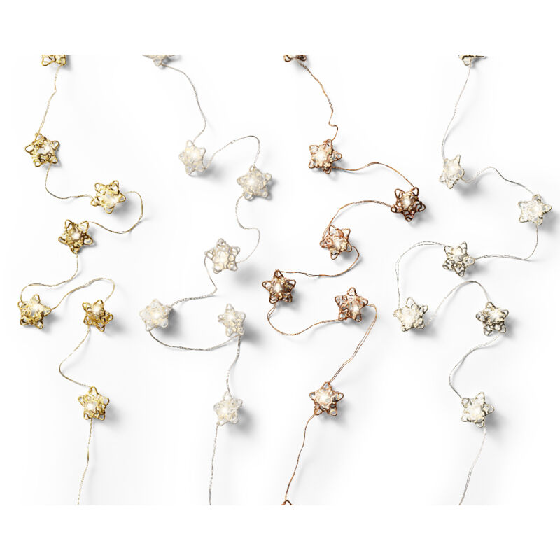 foto del prodotto luci di natale decorative a led per interno colorazioni assortite l190 cm