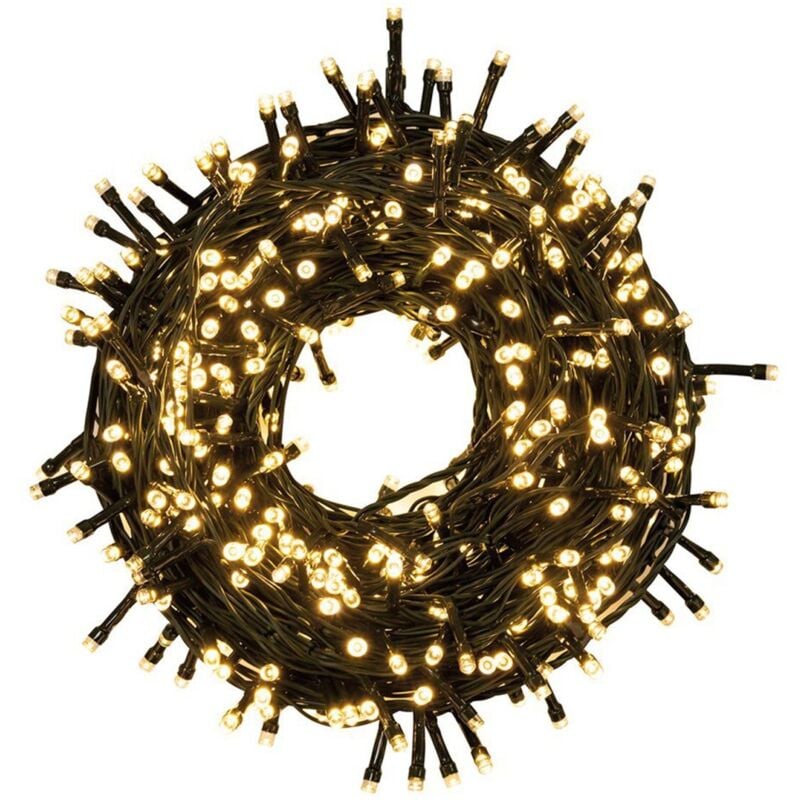foto del prodotto luci natale 300 led x esterno bianco/caldo