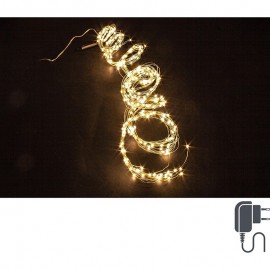 foto del prodotto luci natalizie rami 360 microled luce classica 5 metri
