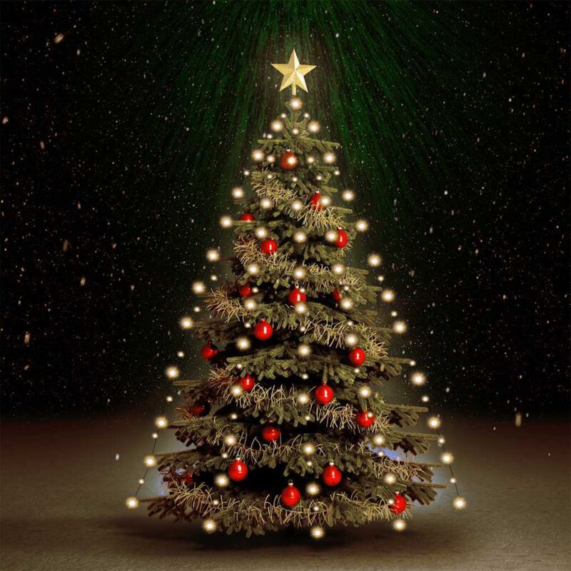 foto del prodotto luci per albero di natale con 180 led 180 cm vidaxl