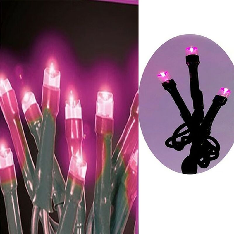 foto del prodotto luci per albero di natale in rosa fucsia da esterno interno catena luminosa 300 led decorazioni casa giardino negozi
