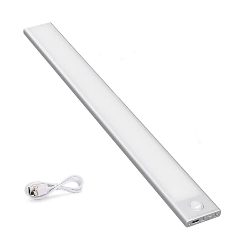 immagine 0 del prodotto luci per armadi con sensore di movimento, illuminazione con sensore led da 170 lm, luce notturna con batteria ricaricabile tramite usb, illuminazione