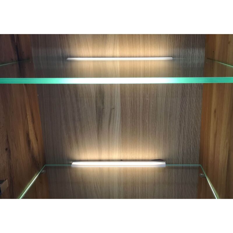 foto del prodotto luci per mensola in vetro