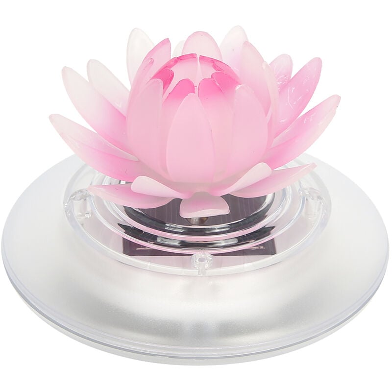 foto del prodotto luci per piscina colorate solari impermeabili lotus pool light illuminazione per esterni