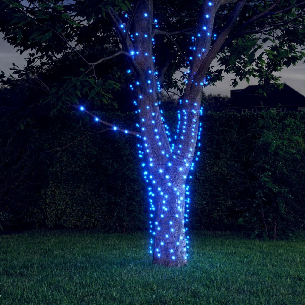 foto del prodotto luci solari 5 pz 5x200 led blu interni esterni