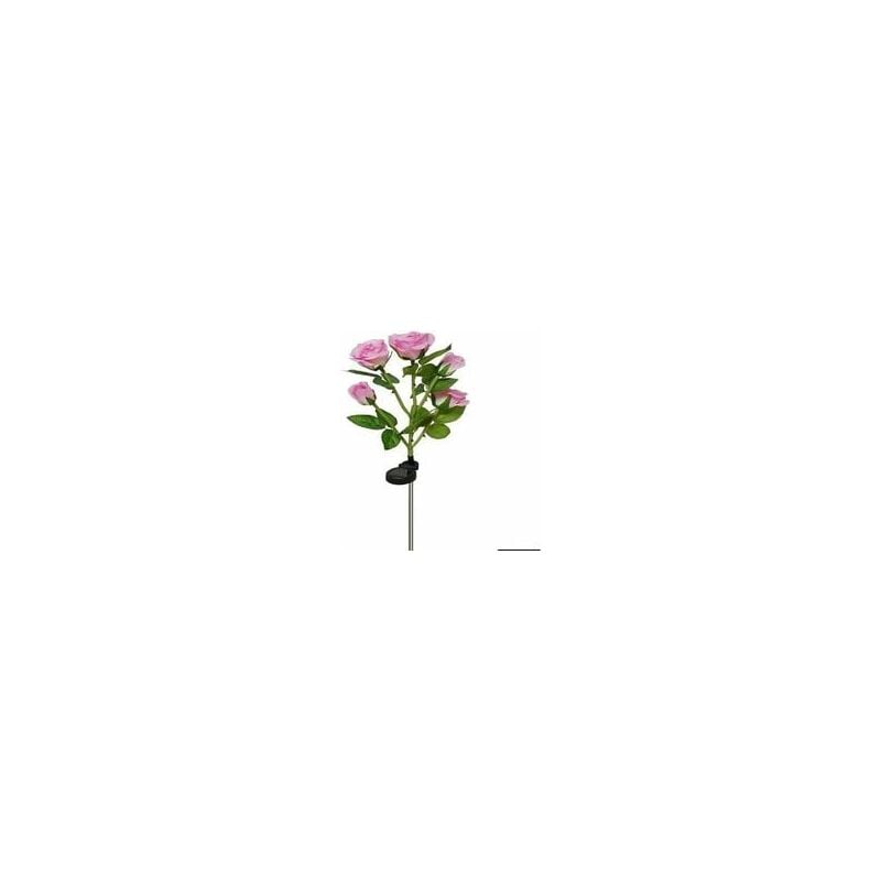 foto del prodotto luci solari a led artificiali per decorazioni esterne rosa