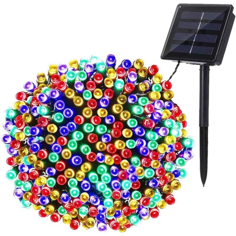 foto del prodotto luci solari a stringa di natale, brizlabs 22m 200 led luci solari a stringa per esterni impermeabili 8 modalit luci solari fatate decorazione per