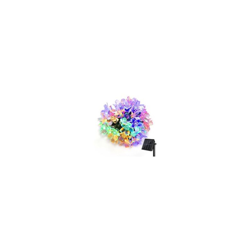 foto del prodotto luci solari da esterno sakura ip67 impermeabili, 8 modalit di illuminazione per la decorazione del giardino 6,5 m, 30 led