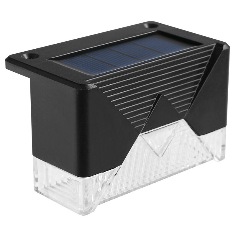 foto del prodotto luci solari da parete montabili in confezione da 2, luci led impermeabili, luci decorative a disco solari per uso esterno, luci solari da giardino