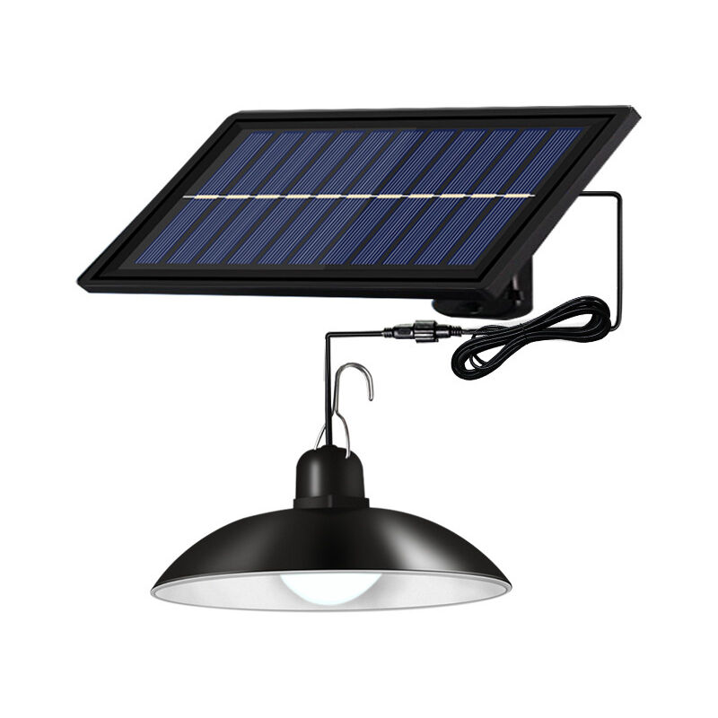 foto del prodotto luci solari lampada solare con telecomando cavo impermeabile 3 m luce bianca fredda