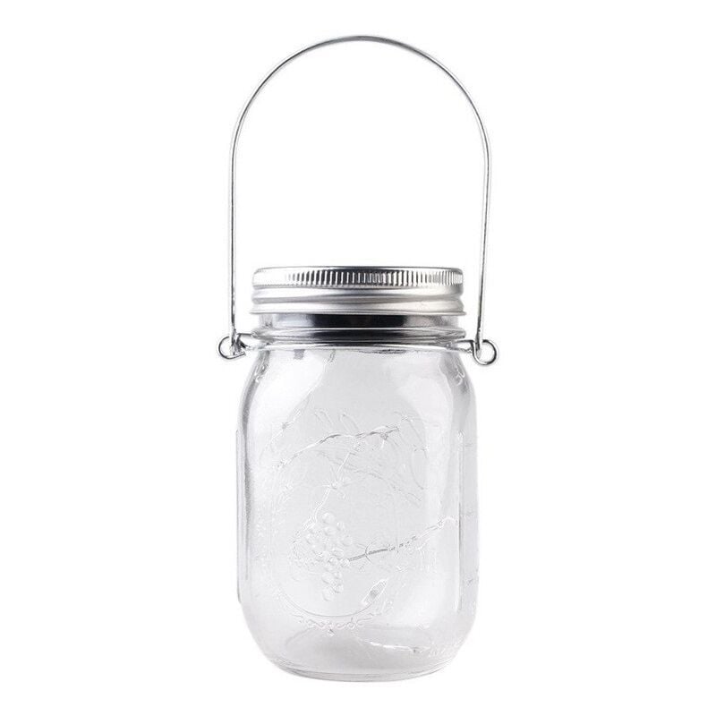 foto del prodotto luci solari per bottiglie luci a led per giardino esterno, luci a bottiglia sospese, luci da parete in vetro, lampioni a led confezione da 2 