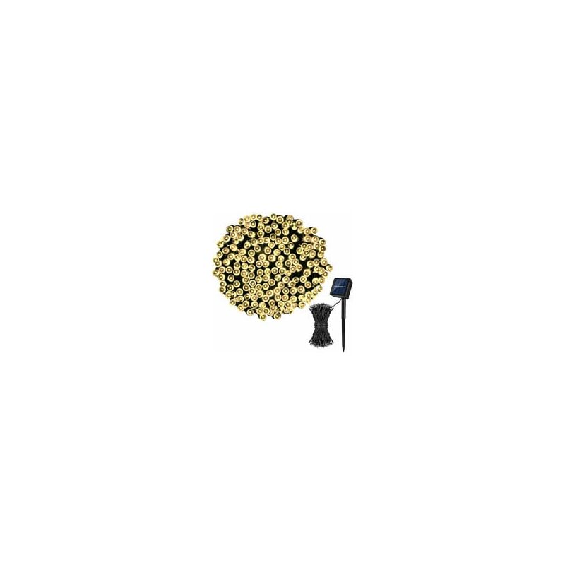foto del prodotto luci solari per esterni con 8 luci decorative festive led
