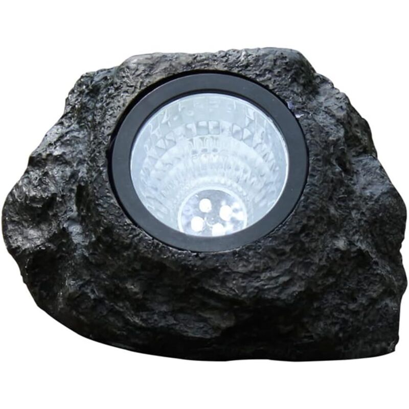 foto del prodotto luci solari per esterni illuminazione solare impermeabile per giardino roccioso, luci da paesaggio rocciose per esterni per giardino, patio,