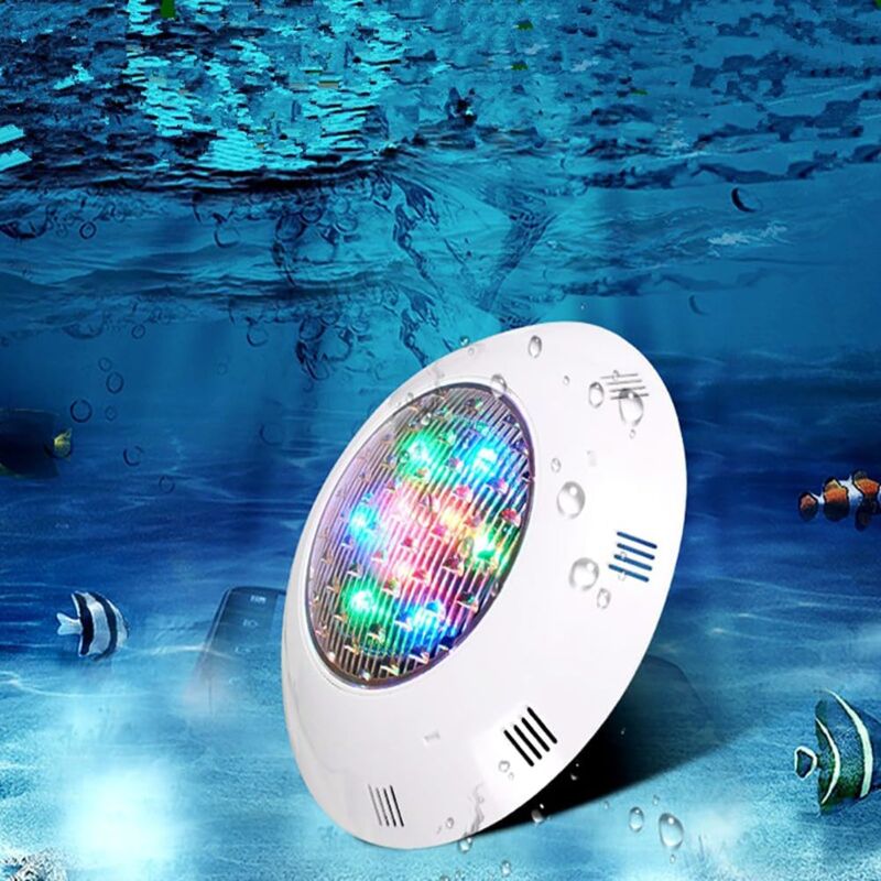 foto del prodotto luci subacquee a led per piscina, illuminazione per piscina rgb impermeabile luci per fontana, luci per piscina sommergibili, illuminazione per