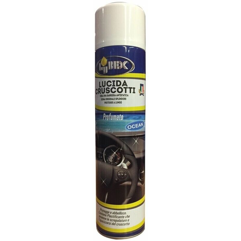 foto del prodotto lucida cruscotti spray pulizia auto cruscotto antistatico 600 ml lubex