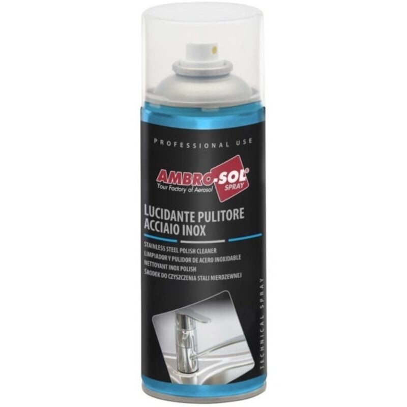 foto del prodotto lucidante pulitore acciaio inox 400ml spray