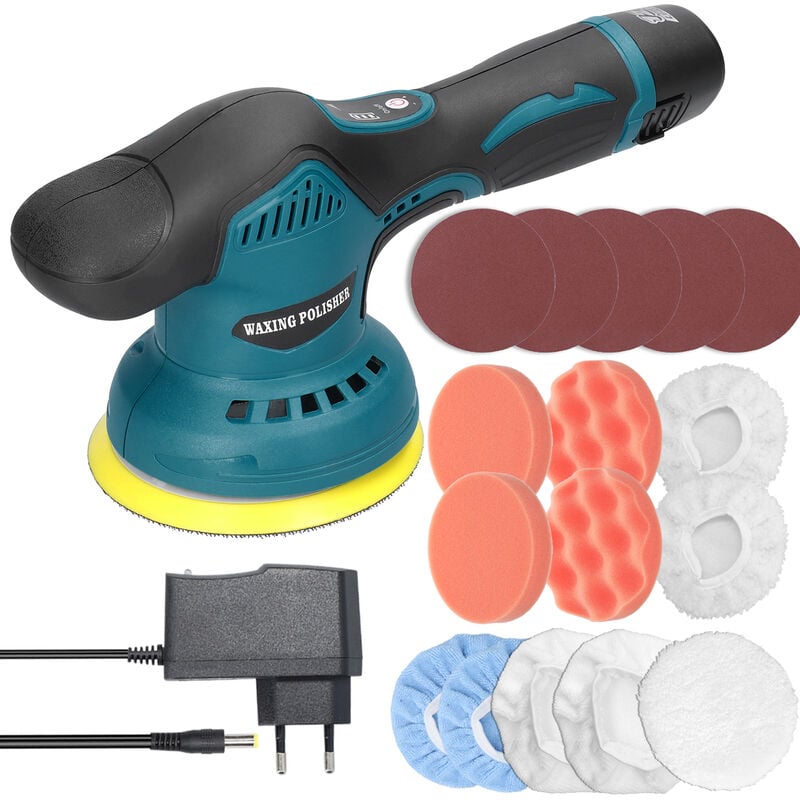 foto del prodotto lucidatrice eccentrica per auto senza fili 8 marce di velocit lucidatrice automatica elettrica regolabile ceretta multifunzionale per metalli