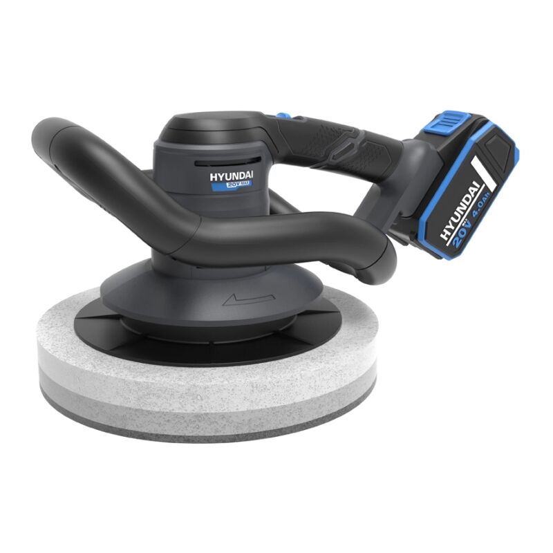 foto del prodotto lucidatrice orbitale a batteria hyundai diametro 240 mm 20v, solo corpo macchina cod. 25893