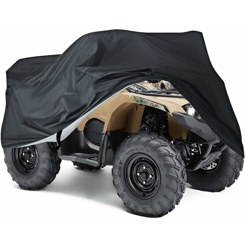foto del prodotto lucky 88 telo coprimoto protezione per quad atv esterno anti uv xxxl nero dpzo