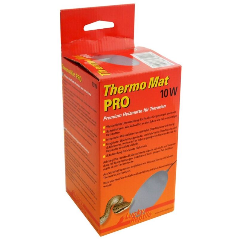 foto del prodotto lucky reptile thermo mat pro 10w cm25x15 tappeto riscaldante impermeabile per terrari