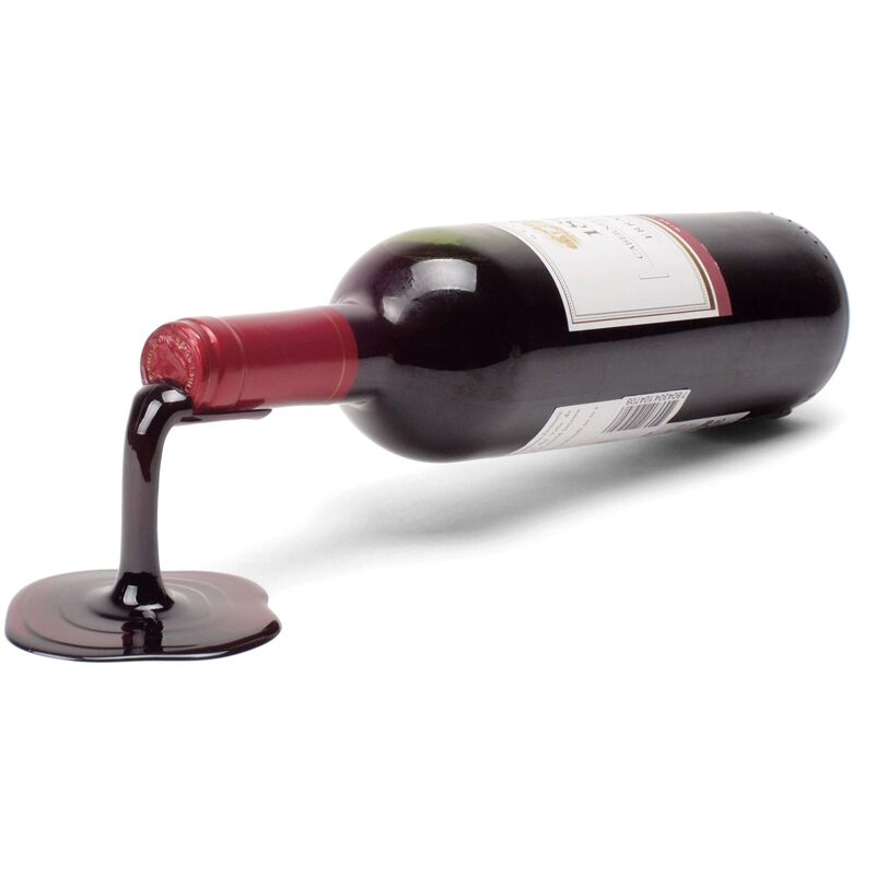 foto del prodotto ludi vin supporto cascata vino, rosso, 8,6 x 8,5 x 7,5 cm