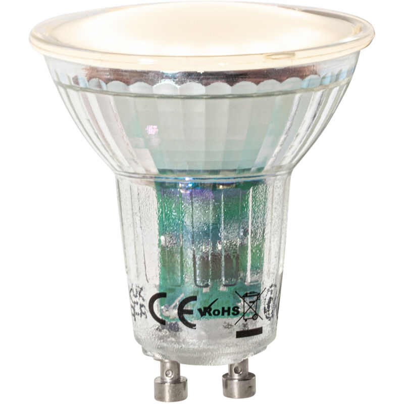 foto del prodotto luedd lampada led gu10 con sensore crepuscolare 3w 200 lm 2700k