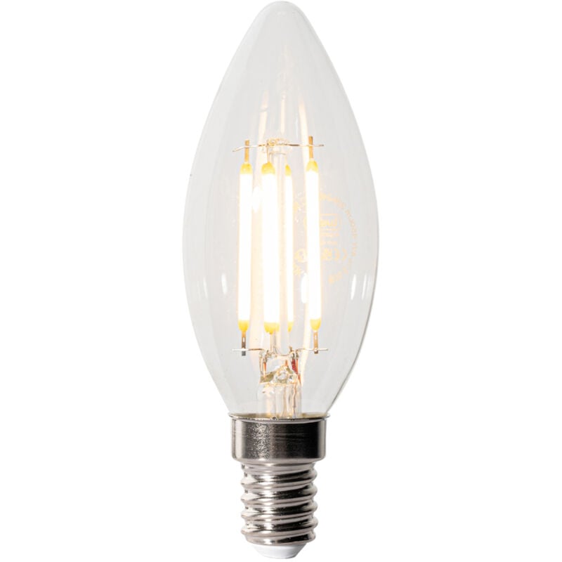 foto del prodotto luedd lampadina led e14 dimmerabile a 3 livelli b35 trasparente 4w 450 lm 2700k