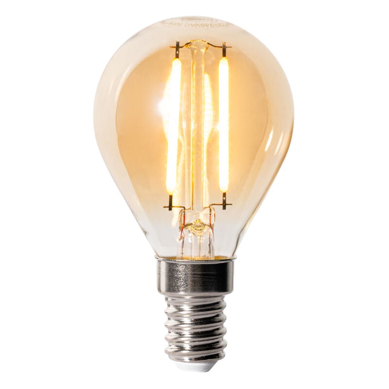 foto del prodotto luedd lampadina led e14 dimmerabile p45 oro 3w 250 lm 2200k