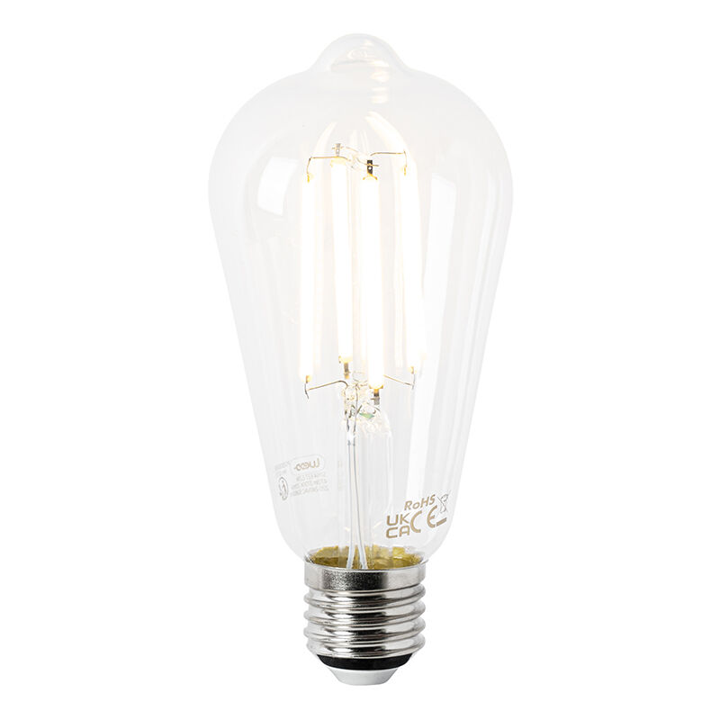 foto del prodotto luedd lampadina led e27 st64 trasparente 2,2w 470lm 2700k