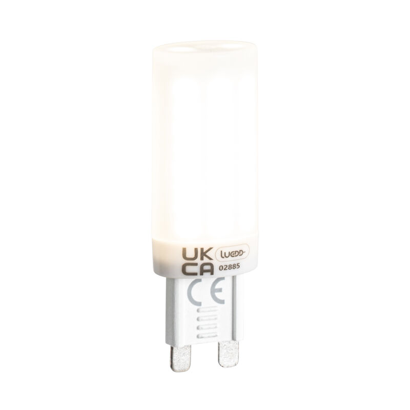 foto del prodotto luedd lampadina led g9 a 3 livelli di dimmerazione opalina 4,5w 500lm 4000k
