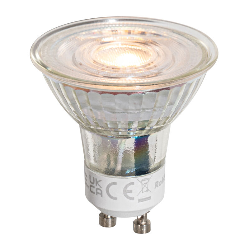 foto del prodotto luedd lampadine led gu10 50mm trasparenti 3w 250 lm 2200k