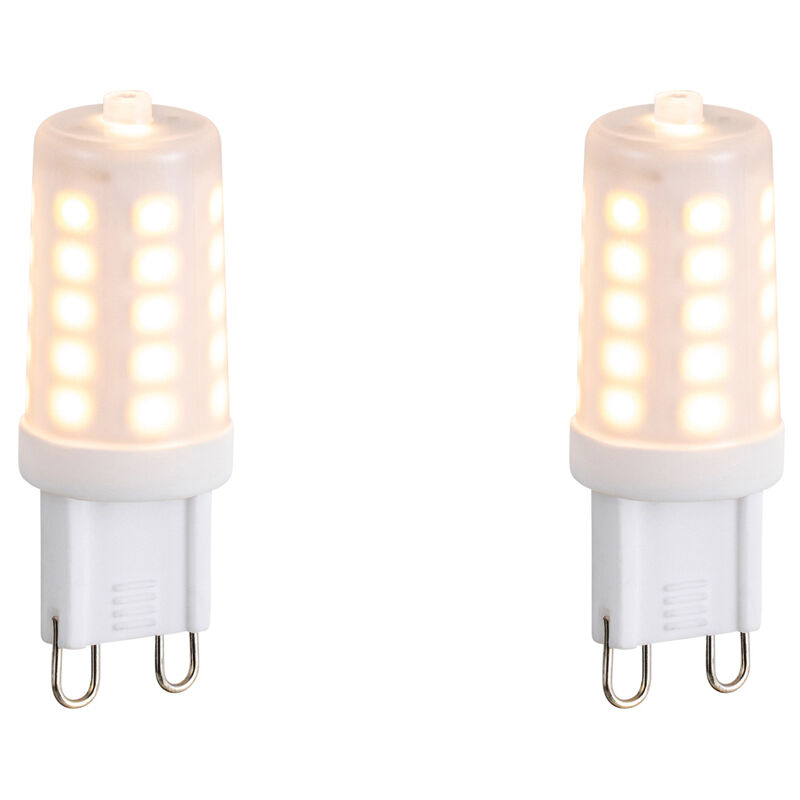 foto del prodotto luedd set di 2 lampadine led g9 a dimmer opal 3w 250lm 2200k