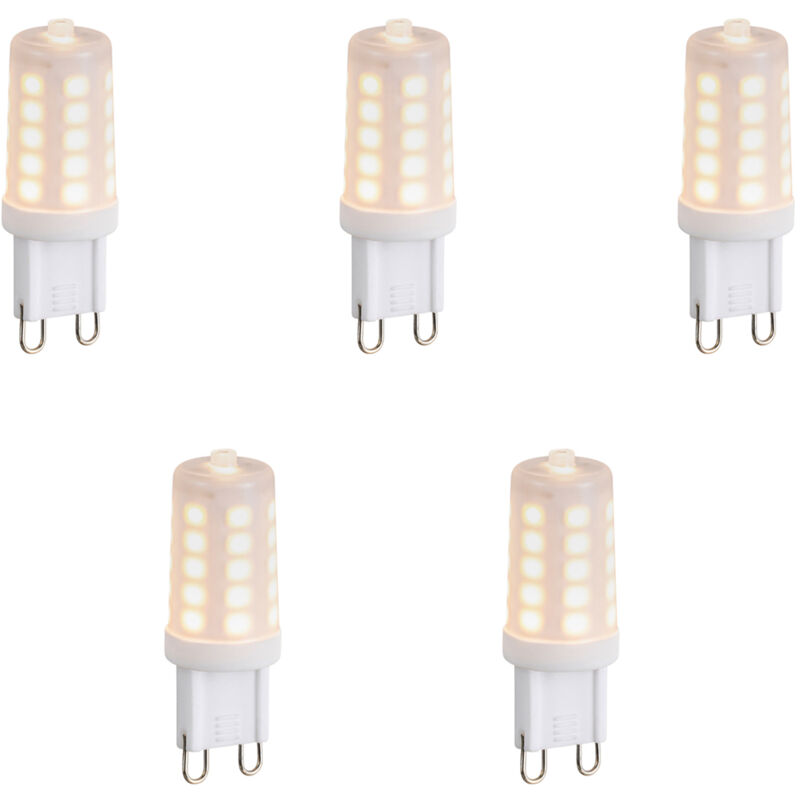 foto del prodotto luedd set di 5 lampadine led dimmerabili g9 opale 1,2w 100lm 2200k