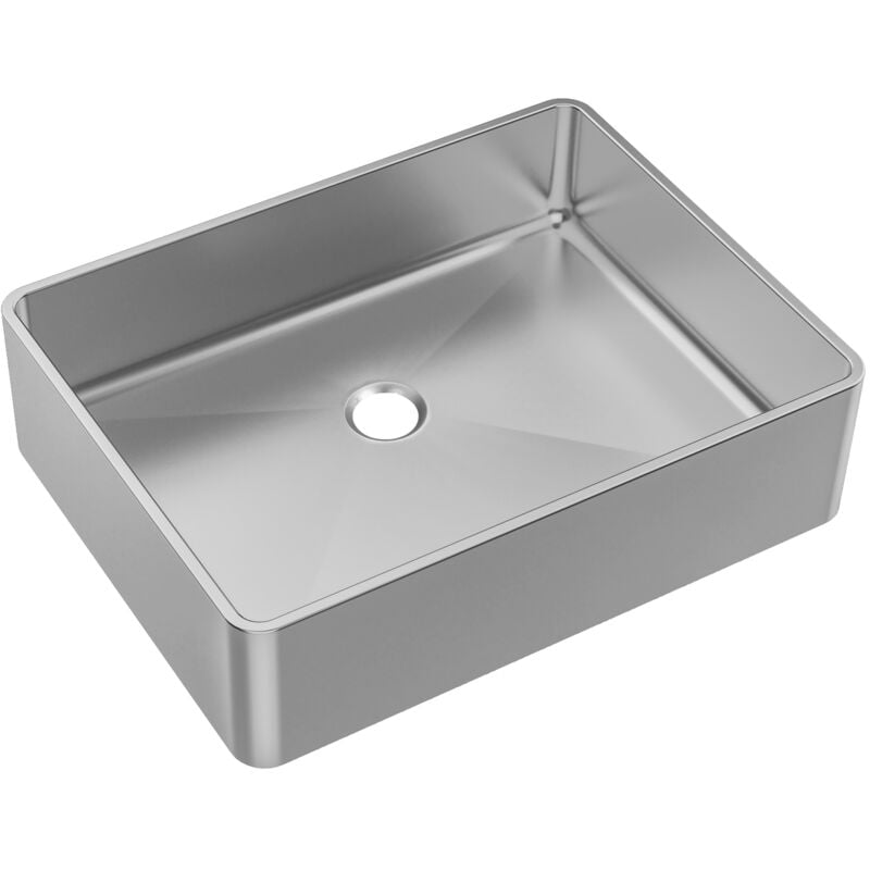 foto del prodotto luisa bacino indipendente 48x37 in acciaio inox essebagno