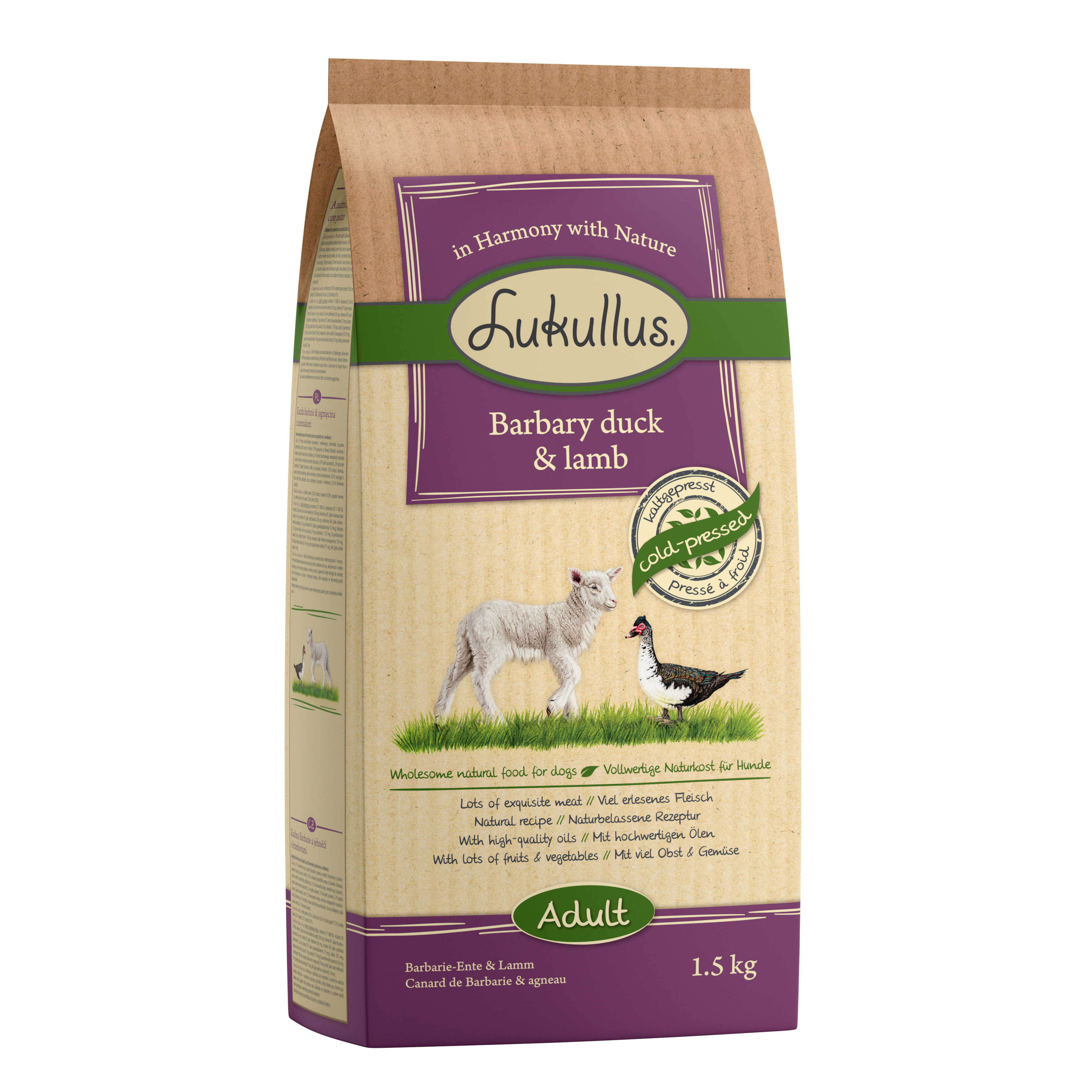 foto del prodotto lukullus canard de barbarie agnello 1,5 kg