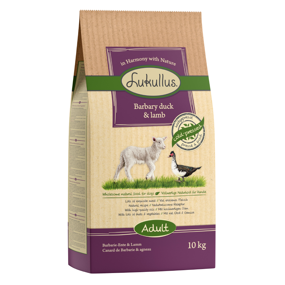 foto del prodotto lukullus canard de barbarie agnello 10 kg