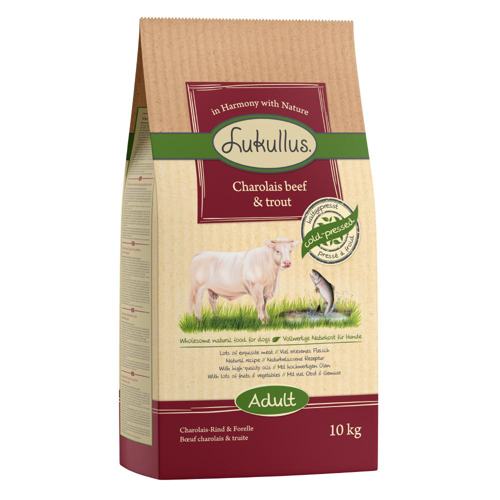 foto del prodotto lukullus manzo charolais trota 10 kg