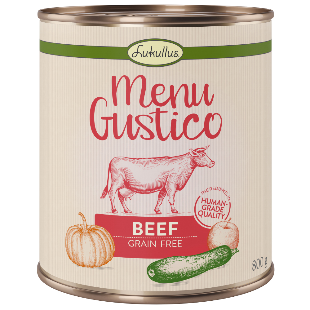 foto del prodotto lukullus menu gustico manzo senza cereali 6 x 800 g