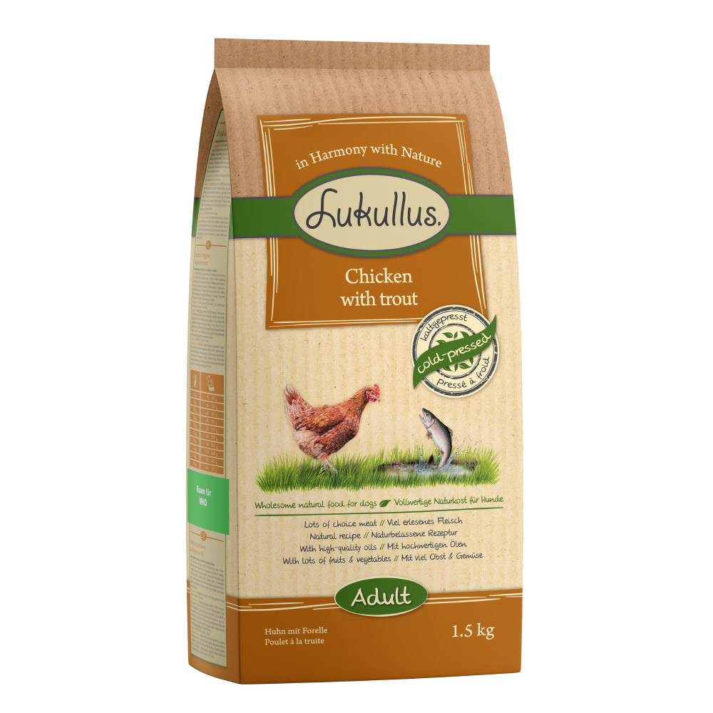 foto del prodotto lukullus pollo trota 1,5 kg