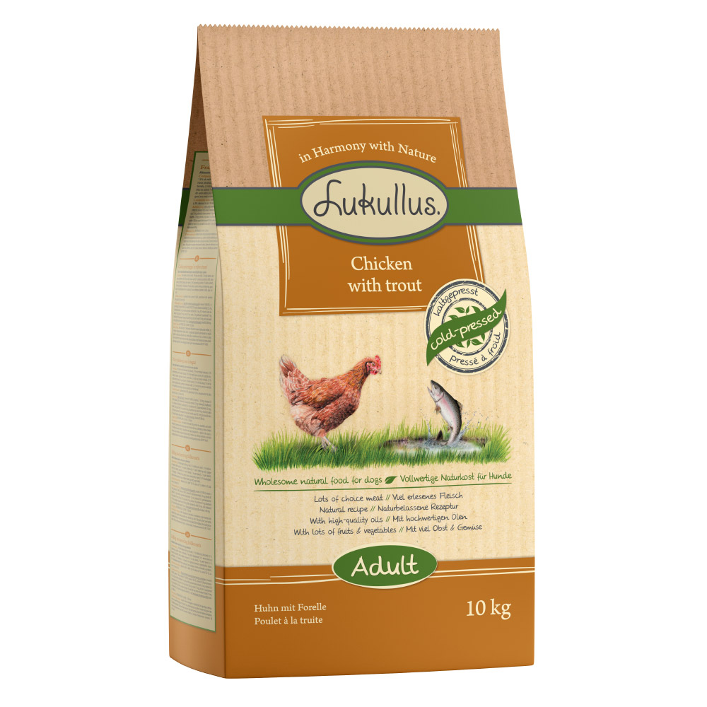 foto del prodotto lukullus pollo trota 10 kg