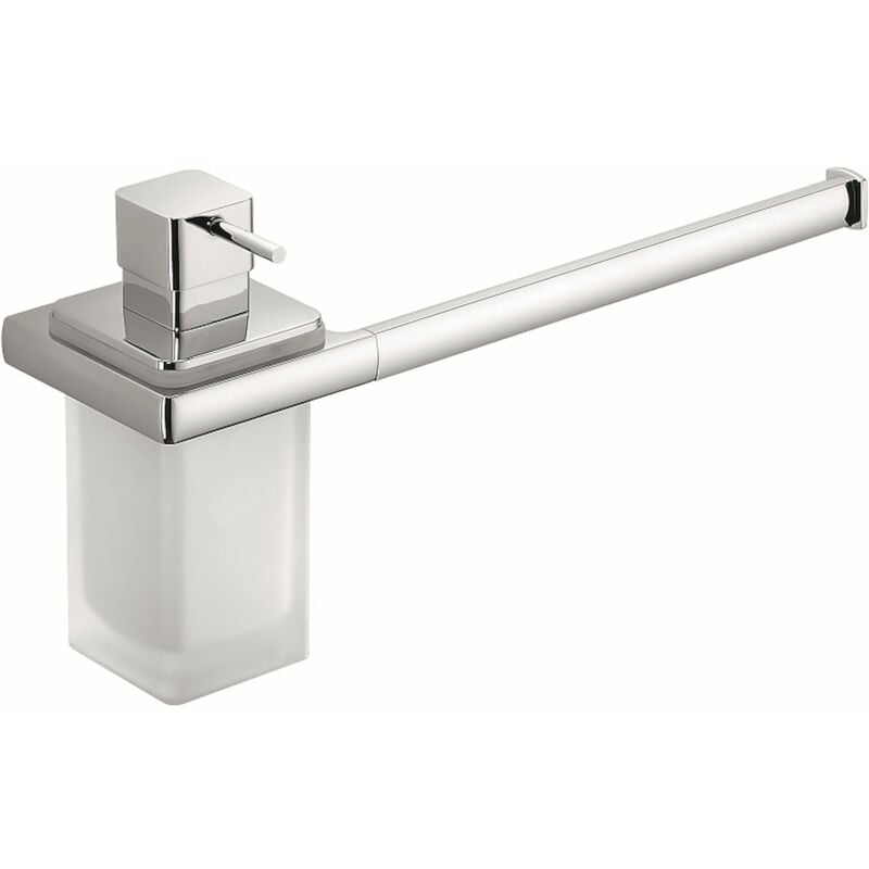 foto del prodotto lul spandisapone e porta salviette sinistro per bidet cromato codice prod b62740cr van colombo design