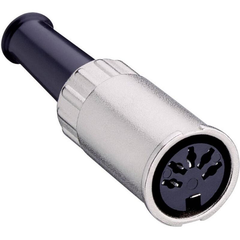 foto del prodotto lumberg 0122 05 connettore circolare din presa dritta numero poli num 5 argento 1 pz.