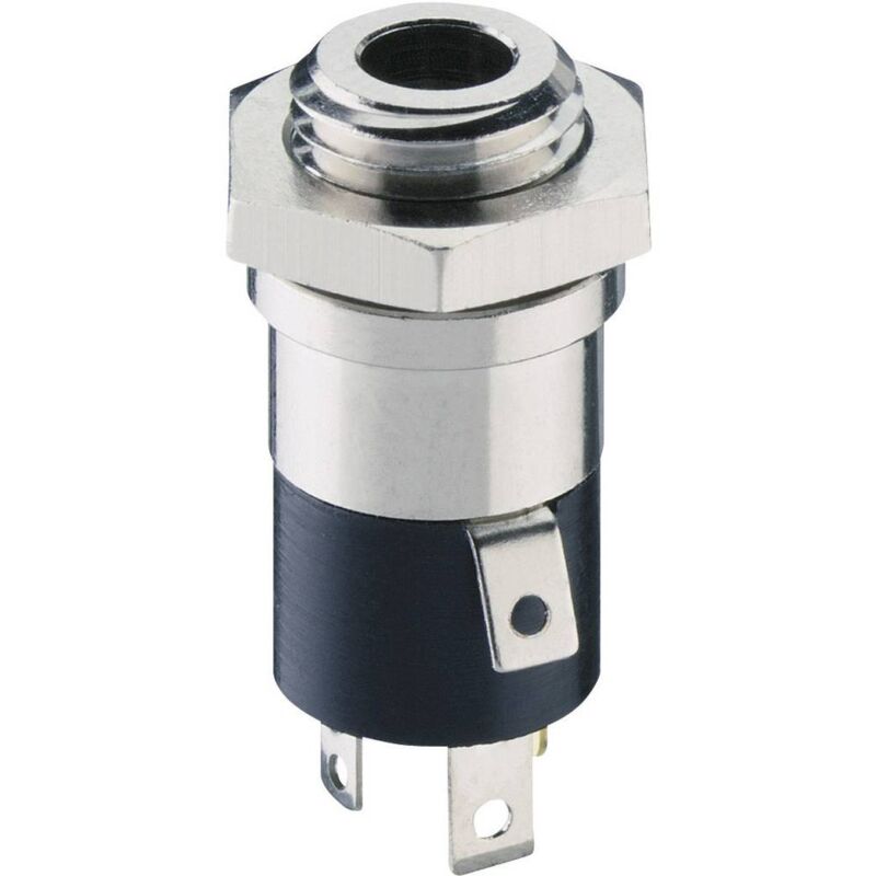 foto del prodotto lumberg 1502 02 jack 3.5 mm presa verticale numero poli num 4 stereo argento 1 pz.