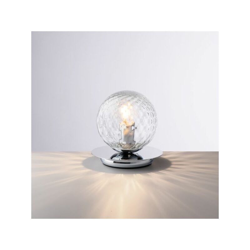 foto del prodotto lumetto contemporaneo armonia metallo cromo 1 luce e14