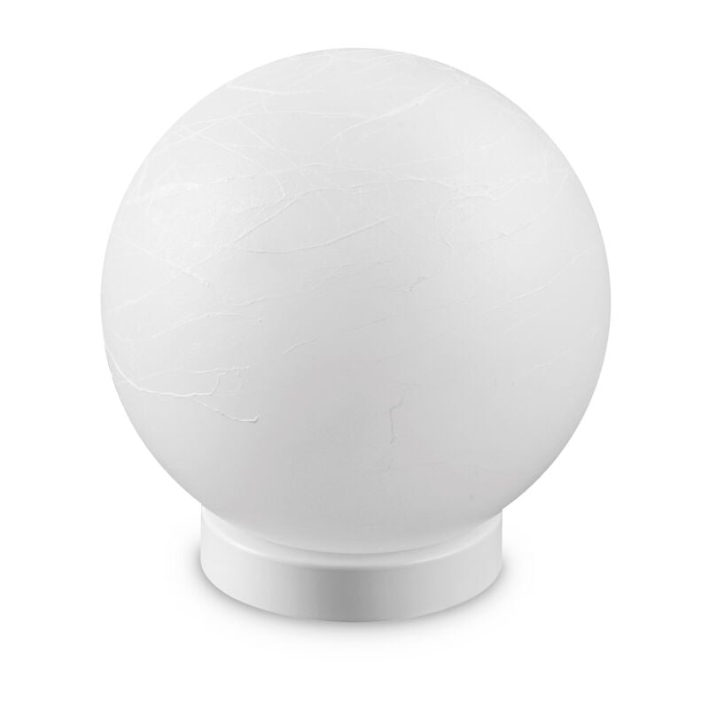 foto del prodotto lumetto contemporaneo carta metallo bianco 1 luce e27 25w ip20