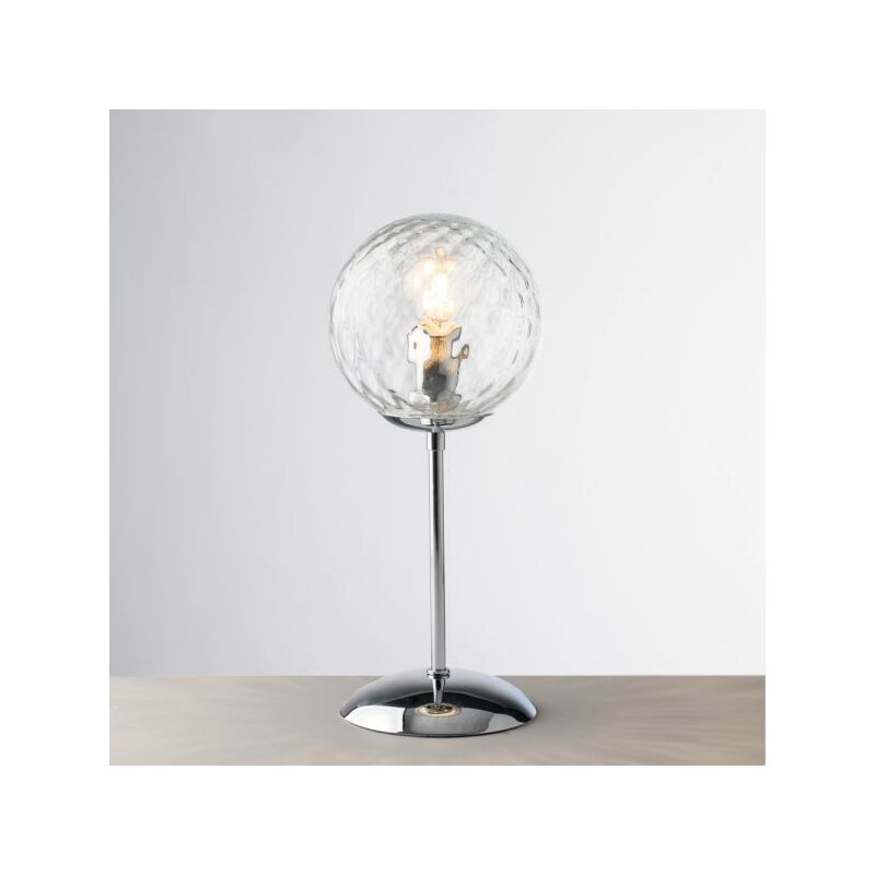 foto del prodotto lumetto contemporaneo demetra metallo cromo 1 luce e14