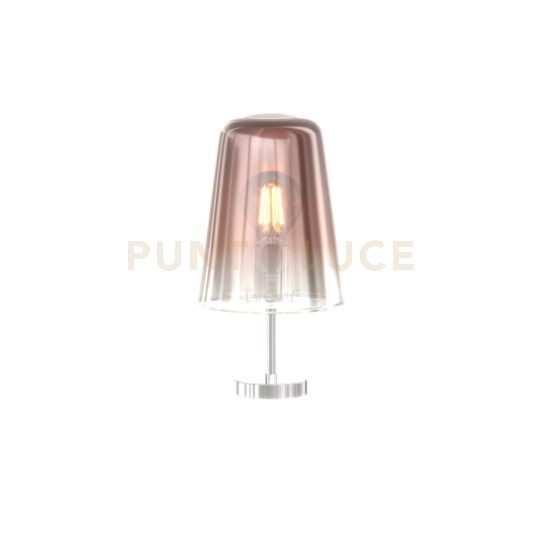 foto del prodotto lumetto cromo 1 luce rame 1164cr pt ra
