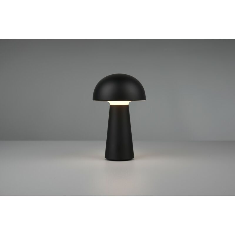 foto del prodotto lumetto fungo lennon led ip44 nero usb trio lighting
