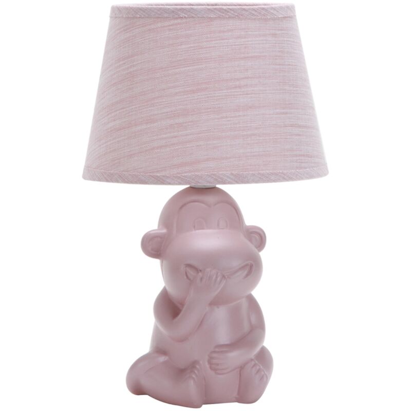foto del prodotto lumetto monkey non parlo rosa, e14